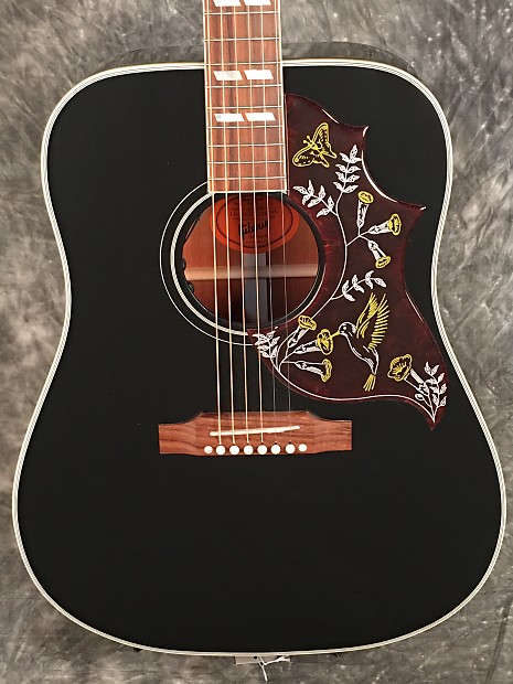Gibson Hummingbird Ebony black | Reverb