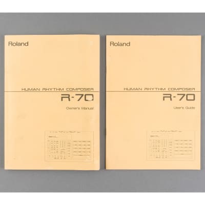 Roland R-70 Owner's Manual + User Guide Set [USED]