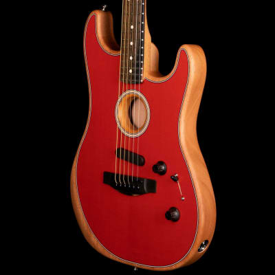 Fender Acoustasonic Stratocaster Acoustic-Electric Dakota Red image 1