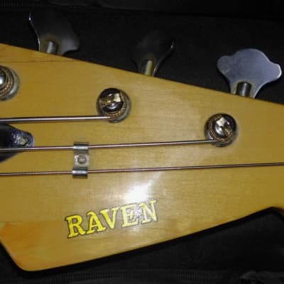 Raven 4 string Bass 1960s - Red SunBurst image 19