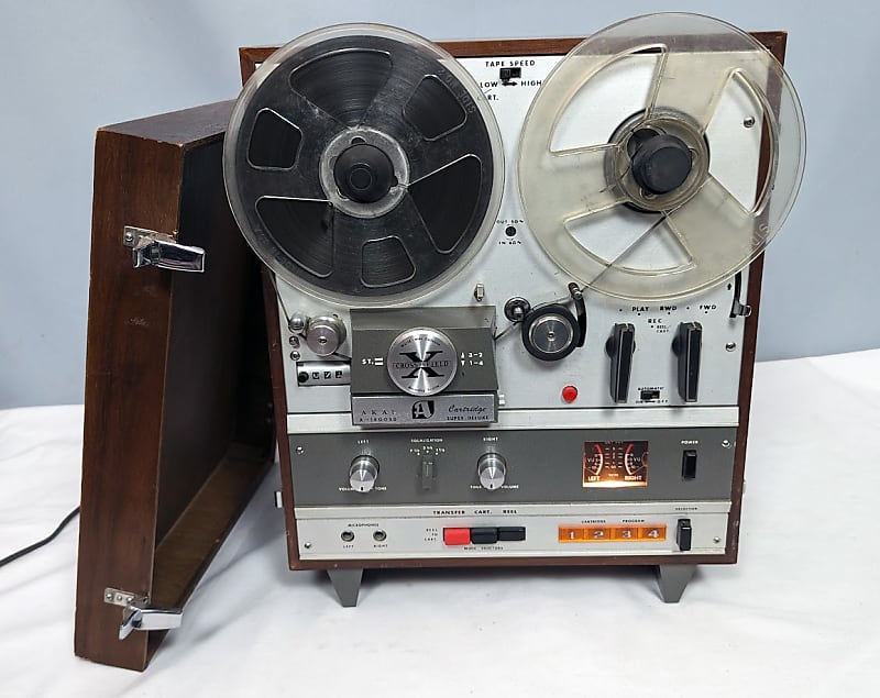 Akai X1800SD Reel to Reel / 8 Track Tape Recorder Reverb France