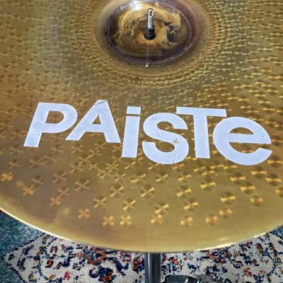 Paiste Scott Rockenfield's Queensrÿche, 18" Rude, 2002 Crash/Ride A, Cracked, Autographed! (#3) 1990s image 14