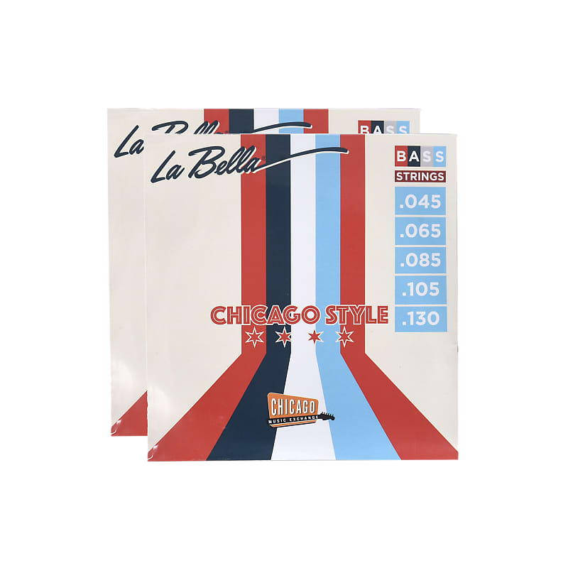 La Bella "Chicago Style" Pure Nickel Bass Strings 5String Reverb