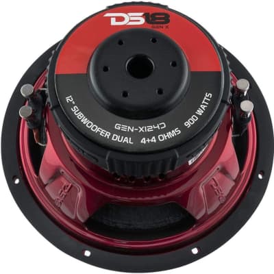 DS18 - GEN-X124D - 12" Aluminum Voice Coil Subwoofer - Dual 4 Ohms image 4