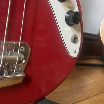 Fender Musicmaster Bass 1972 - 1975 - Dakota Red image 11