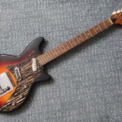 Vintage 1960s Framus 5/155-52 Strato Super 3 Color Sunburst Guitar Small Body Clean image 1