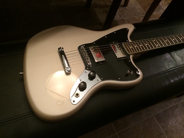 Fender FSR Blacktop Jaguar HH Bound Blizzard Pearl | Reverb