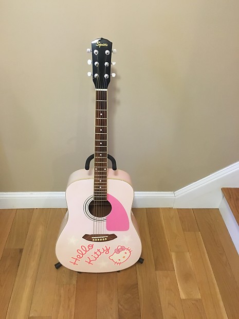 Fender hello outlet kitty acoustic guitar
