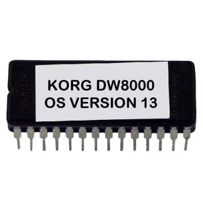 Korg DW-8000 Version 13 firmware latest OS update upgrade EPROM - DW8000 Rom