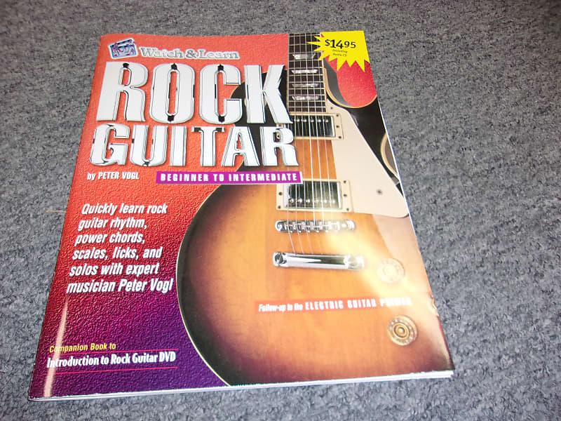 Watch & Learn Rock Guitar Beg-Intermediate Book image 1