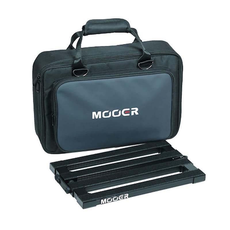 MOOER PB-10 Stomplate Maxi Folding Pedal Board for 10 pedals in a