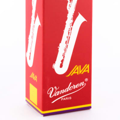 Vandoren Java Red Baritone Saxophone Reeds, 5ct, Size 2 image 2