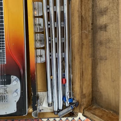 60's Fender 400 Sunburst Pedal Steel Guitar image 6