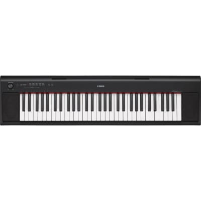 Yamaha NP12B - Piaggero Series - Portable Digital Piano Keyboard Kit - Includes SK B2 Survival Kit - Black image 2