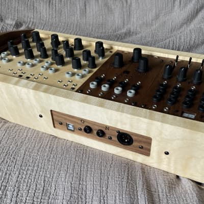 Ellitone Osage 4 Voice Analog Modular Synthesizer System 2022 - Walnut/Maple Wood image 5