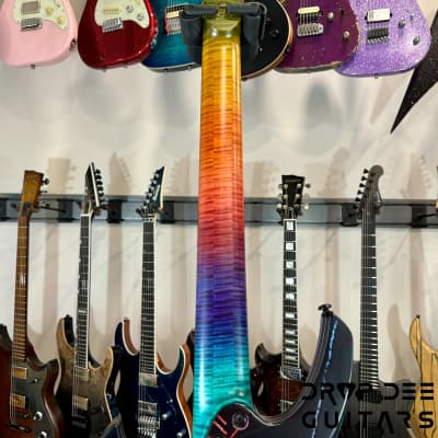 Ormsby Custom Shop Goliath Black Friday Rainbow Multiscale 7-String Electric Guitar w/ Bag-Black Friday Rainbow image 16