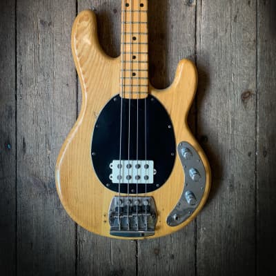 1977 Music Man  Stingray 4  Bass in Natural finish & original hard shell case for sale