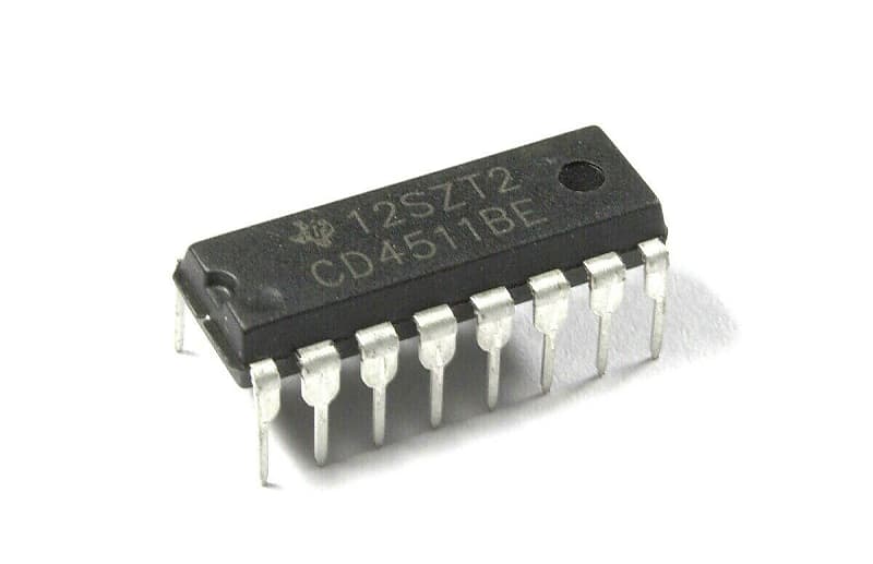 CD4511BE CD4511 CMOS BCD-to-7-Segment LED Latch Decoder - 5 | Reverb