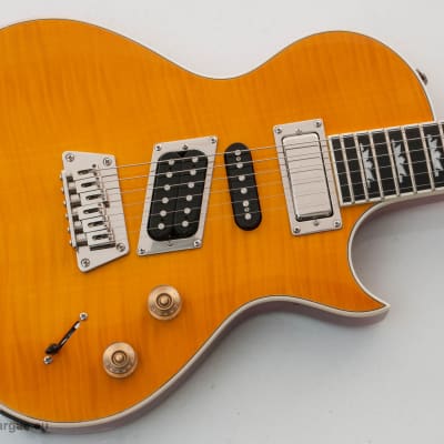 Epiphone Nighthawk Custom Reissue Trans Amber image 3