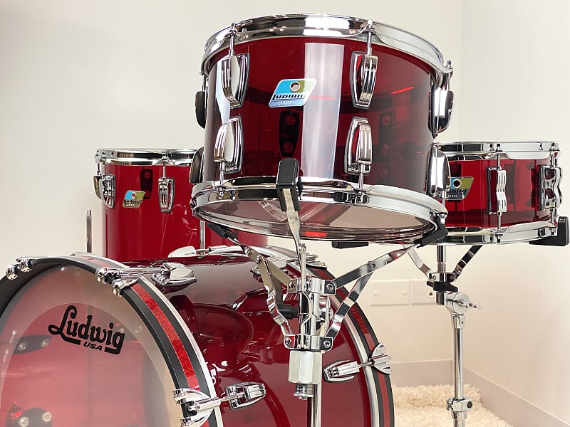 Ludwig sales red vistalite