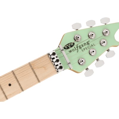 EVH Wolfgang Special Guitar, Maple Fretboard, Satin Surf Green image 5
