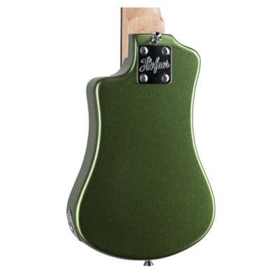 Hofner Shorty Electric Travel Guitar w/ Gig Bag - Cadillac Green image 6
