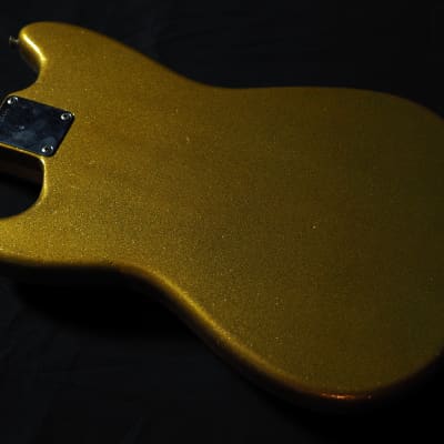 Fender Musicmaster 1963 Gold/ Red Sparkle RARE!!! image 7