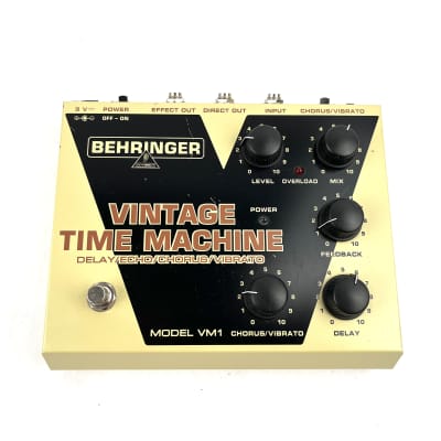 Behringer VM1 Vintage Time Machine Delay / Vibrato 2010s - Cream White / Black for sale