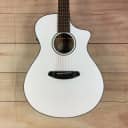 Breedlove Limited Discovery Concert CE Satin White Acoustic Electric Guitar