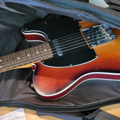 Fender Jason Isbell Custom Telecaster Electric Guitar Chocolate Burst Deluxe Bag ***Brand New Demo image 5