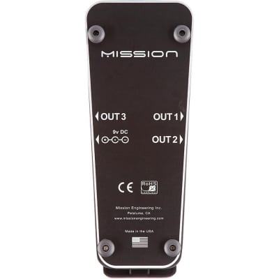 Mission Engineering EP-25-PRO 25k Dual Out Expression Pedal, Black Open Box Mint image 3