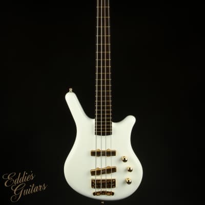 Warwick Custom Shop Masterbuilt Thumb Bass - Solid White High Polish image 3