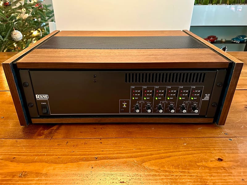 Rane MA 6S Bridgeable Pro Audiophile MultiChannel Amplifier Reverb