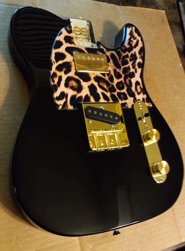 Loaded Telecaster/TL Body - Black - Gloss image 1