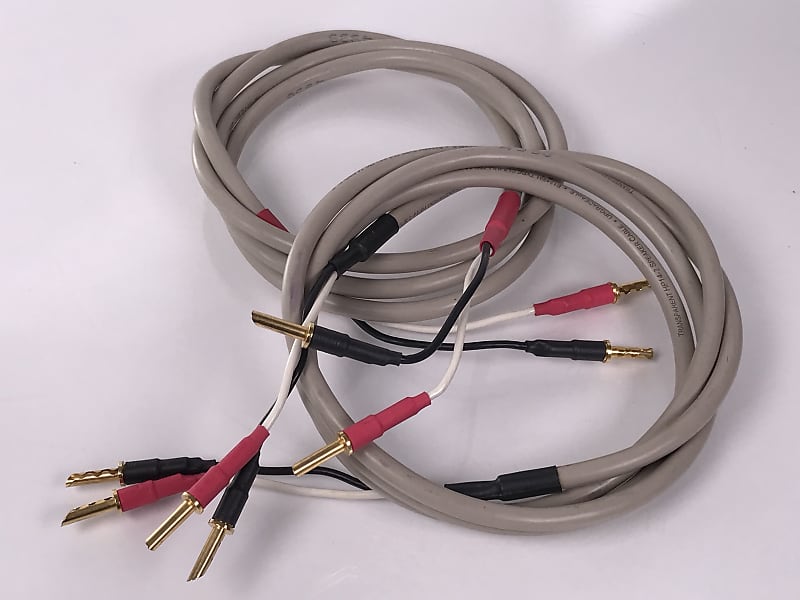 Transparent HP14-2 Speaker Cable 2x5.25ft. 14AWG Banana Terminations (Pair)