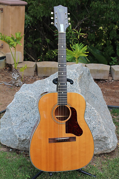 Stunning Rare Reverb Guitar Harmony Acoustic Model# Restored Jumbo Regal Vintage 1963 H-1260 235 | Sovereign