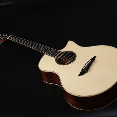 Avian Songbird Deluxe 5A Natural All-solid Handcrafted Indian Rosewood Acoustic Guitar image 3