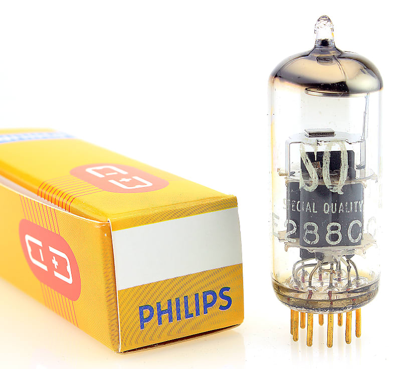 PHILIPS MINIWATT SQ E288CC 8223 GOLD PIN VACUUM TUBE Reverb