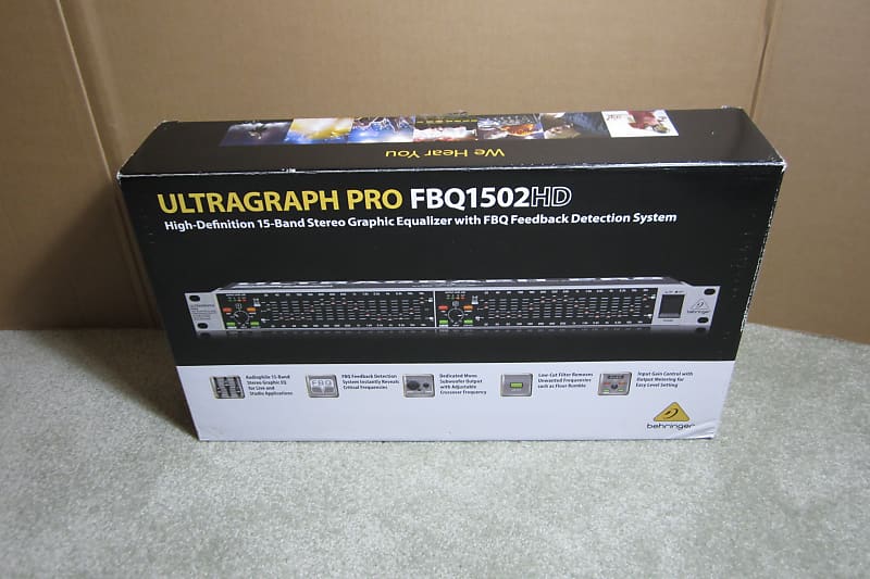 Behringer Ultragraph Pro Graphic Equalizer FBQ1502HD | Reverb