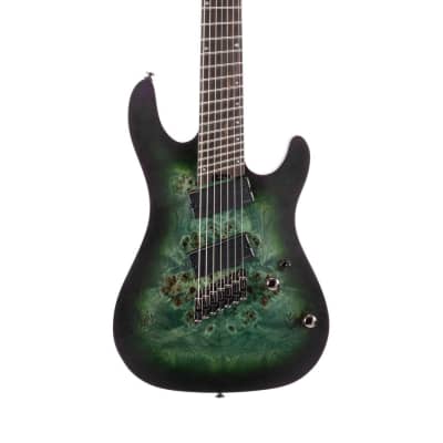 Cort KX507MS - Guitare électrique 7 cordes fanned frets - Star Dust Green for sale