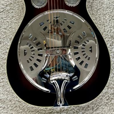Recording King RR-36-VS Maxwell Series Square Neck Resonator Guitar, Sunburst for sale