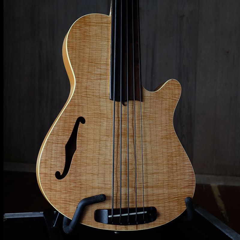 Rob Allen Guitars Deep 5 fretless bass guitar w G&G OHSC (7.5 pounds, Brazilian rosewood) image 1