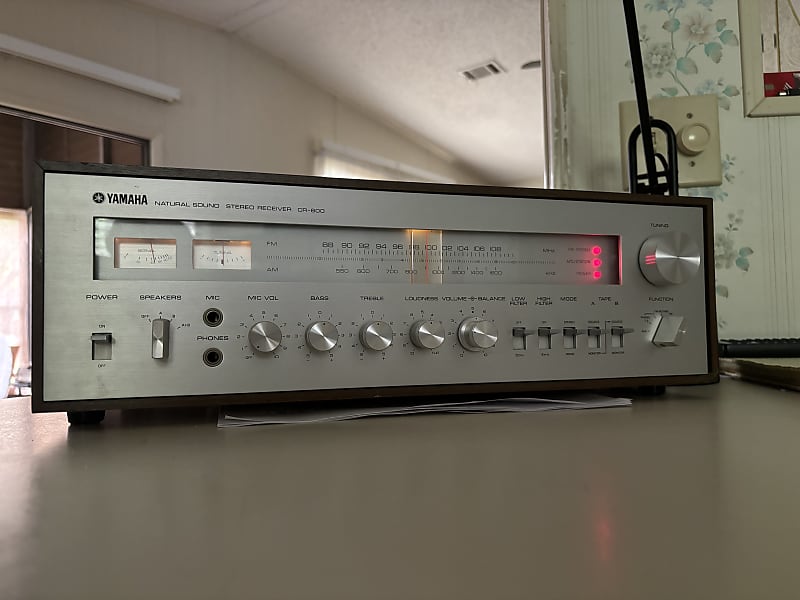 Yamaha Vintage CR-600 Natural Sound Receiver 1970s - Brushed