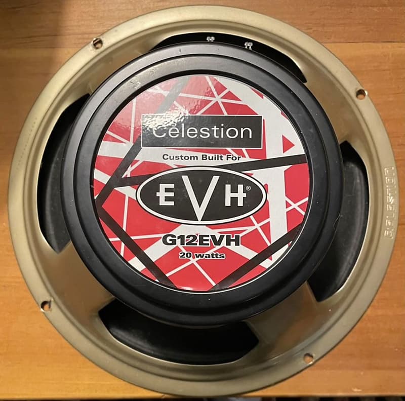 Celestion T5658b G12-EVH-8 12” 20 Watt 8 ohm Guitar Amp Speaker 2010s - Red/White/Black image 1