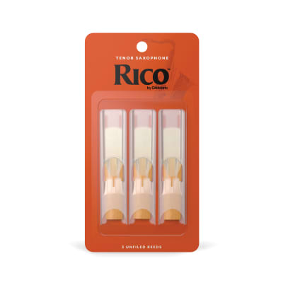 3 Pack Rico Tenor Saxophone Reeds # 3 Strength 3 RKA0330 image 1