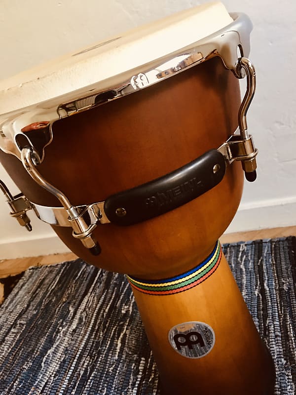 Meinl Meinl Djembe Floatune Series Wood 12 Inch used In Good Condition Gold  Amber sunburst