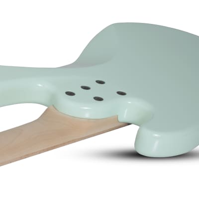 Schecter Guitar Research J-5 Electric BassW/Maple , Left Handed, Sea Foam Green 2915 image 5