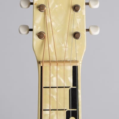 National  Reso-Phonic Model 1033 Hawaiian Resophonic Guitar (1956), ser. #X-58090, original brown hard shell case. image 5