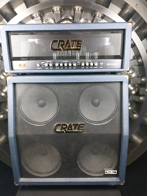 Crate BV-120H Blue Voodoo 2-Channel 100-Watt Guitar Amp Head | Reverb