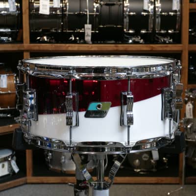 Ludwig 6.5x14 Vistalite Snare Drum - "Red/White" image 1
